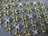 LARGE & LONG 1.30CT DIAMOND 18KT YELLOW GOLD HANDCRAFTED MULTI FLOWER BRACELET