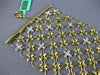 LARGE & LONG 1.30CT DIAMOND 18KT YELLOW GOLD HANDCRAFTED MULTI FLOWER BRACELET
