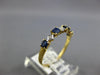 .48CT DIAMOND & AAA SAPPHIRE 14KT YELLOW GOLD ROUND & PRINCESS FILIGREE FUN RING
