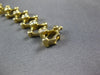 WIDE 1.22CT DIAMOND 14K YELLOW GOLD CLASSIC ETOILE INFINITY TENNIS LOVE BRACELET
