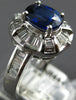 2.56CT DIAMOND & AAA SAPPHIRE 18KT WHITE GOLD 3D OVAL BALLERINA ENGAGEMENT RING