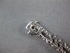 WIDE 1.69CT DIAMOND 14K WHITE GOLD 2 ROW FILIGREE MILGRAIN BEZEL TENNIS BRACELET