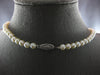 LONG CLASSIC AAA SOUTH SEA PEARL 14KT WHITE GOLD 5.5MM FILIGREE NECKLACE #27765
