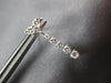 ESTATE .64CT DIAMOND 18KT WHITE GOLD 3D CLASSIC HEART JOURNEY HANGING EARRINGS