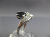 EXTRA LARGE 4.1CT WHITE & BLACK DIAMOND PLATINUM ROUND & BAGUETTE LOVE KNOT RING