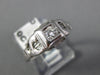 ANTIQUE .10CT OLD MINE DIAMOND 14KT WHITE GOLD 3D FILIGREE ENGAGEMENT RING #1571