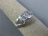 ANTIQUE .10CT OLD MINE DIAMOND 14KT WHITE GOLD 3D FILIGREE ENGAGEMENT RING #1571