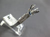 .45CT DIAMOND & AAA SAPPHIRE 14KT WHITE GOLD FILIGREE SEMI MOUNT ENGAGEMENT RING