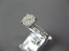 ESTATE .32CT DIAMOND 18KT WHITE GOLD 3D CLASSIC PAVE ROUND FRIENDSHIP RING