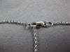 ESTATE LARGE .92CT DIAMOND 18K WHITE GOLD TEAR DROP CONVERTIBLE PENDANT NECKLACE
