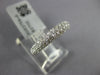 ESTATE .71CT DIAMOND 18KT WHIITE GOLD 3 ROW PAVE SEMI ETERNITY ANNIVERSARY RING