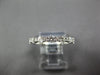 .69CT DIAMOND 18KT WHITE GOLD ROUND 3MM SEMI ETERNITY WEDDING ANNIVERSARY RING
