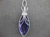 EXTRA LARGE .86CT DIAMOND & AAA AMETHYST 14K WHITE GOLD MARQUISE LARIAT NECKLACE