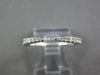 ESTATE .29CT DIAMOND 18KT WHITE GOLD 3D CLASSIC OPEN TENSION 2MM FUN RING