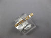 .48CT DIAMOND 18KT YELLOW GOLD FILIGREE SEMI ETERNITY WEDDING ANNIVERSARY RING