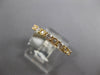 .48CT DIAMOND 18KT YELLOW GOLD FILIGREE SEMI ETERNITY WEDDING ANNIVERSARY RING