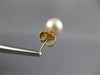 ESTATE AAA 6mm PINK SOUTH SEA PEARL 14K YELLOW GOLD CLASSIC STUD EARRINGS #ELV64