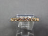 .44CT DIAMOND 18KT ROSE GOLD 3D CLASSIC 2MM FILIGREE ETERNITY ANNIVERSARY RING