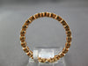 .44CT DIAMOND 18KT ROSE GOLD 3D CLASSIC 2MM FILIGREE ETERNITY ANNIVERSARY RING