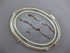 ESTATE EXTRA LARGE 14KT TWO TONE GOLD 3D MULTI COLOR ENAMEL OVAL KUPFER BROOCH