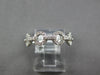 ESTATE .35CT DIAMOND 18KT WHITE GOLD 3D CLASSIC CIRCULAR LOVE KNOT ROPE FUN RING