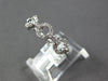 ESTATE .35CT DIAMOND 18KT WHITE GOLD 3D CLASSIC CIRCULAR LOVE KNOT ROPE FUN RING