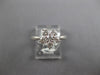ESTATE .72CT DIAMOND 18KT WHITE GOLD 3D CLASSIC FLOWER STAR LOVE RING