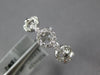ESTATE .35CT DIAMOND 18KT WHITE GOLD 3D CLASSIC CIRCULAR LOVE KNOT ROPE FUN RING