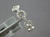 ESTATE .35CT DIAMOND 18KT WHITE GOLD 3D CLASSIC CIRCULAR LOVE KNOT ROPE FUN RING