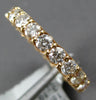 2.68CT DIAMOND 18K ROSE GOLD SHARED PRONG DOUBLE SIDED ETERNITY ANNIVERSARY RING