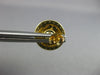 LARGE 2.52CT DIAMOND & AAA CITRINE 14KT YELLOW GOLD 3D ROUND HALO STUD EARRINGS