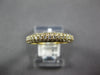 .72CT DIAMOND 18KT YELLOW GOLD 3D CLASSIC 3 ROW PAVE WEDDING ANNIVERSARY RING