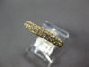 .72CT DIAMOND 18KT YELLOW GOLD 3D CLASSIC 3 ROW PAVE WEDDING ANNIVERSARY RING