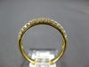 .72CT DIAMOND 18KT YELLOW GOLD 3D CLASSIC 3 ROW PAVE WEDDING ANNIVERSARY RING