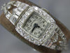 ANTIQUE HAMILTON 3.0CT DIAMOND PLATINUM 3D SQUARE MULTI SHAPE LADIES WATCH #2071