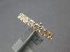 2.68CT DIAMOND 18K ROSE GOLD SHARED PRONG DOUBLE SIDED ETERNITY ANNIVERSARY RING