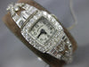 ANTIQUE HAMILTON 3.0CT DIAMOND PLATINUM 3D SQUARE MULTI SHAPE LADIES WATCH #2071