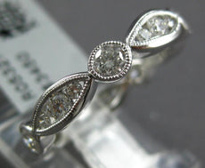 .90CT DIAMOND 18K WHITE GOLD 3D ROUND & MARQUISE SHAPE ETERNITY ANNIVERSARY RING