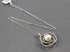 .50CT DIAMOND & AAA SOUTH SEA PEARL 14KT WHITE GOLD LOVE KNOT INFINITY PENDANT