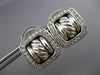 1.30CT DIAMOND 925 SILVER FILIGREE CLIP ON HANGING DAVID YURMAN EARRINGS #27038