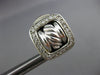 1.30CT DIAMOND 925 SILVER FILIGREE CLIP ON HANGING DAVID YURMAN EARRINGS #27038