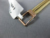 ANTIQUE CHALET .95 DIAMOND & AAA RUBY 14KT TRI COLOR GOLD ART DECO WATCH #2291