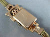 ANTIQUE CHALET .95 DIAMOND & AAA RUBY 14KT TRI COLOR GOLD ART DECO WATCH #2291