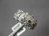 WIDE 2.07CT DIAMOND 14KT WHITE GOLD PRINCESS & BAGUETTE WEDDING ANNIVERSARY RING