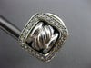 1.30CT DIAMOND 925 SILVER FILIGREE CLIP ON HANGING DAVID YURMAN EARRINGS #27038