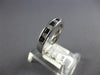 .63CT DIAMOND & AAA SAPPHIRE 18KT WHITE GOLD 3D CHANNEL WEDDING ANNIVERSARY RING
