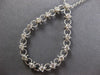 ESTATE .48CT DIAMOND 14KT WHITE GOLD 3D FILIGREE OPEN TEAR DROP LOVE PENDANT
