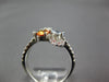 LARGE 2.09CT DIAMOND & AAA MULTI COLOR SAPPHIRE 18KT WHITE GOLD FLOWER LOVE RING