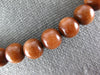 ESTATE LARGE GOLDSTONE STAINLESS STEEL 3D BEAD NECKLACE #27097