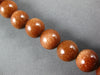 ESTATE LARGE GOLDSTONE STAINLESS STEEL 3D BEAD NECKLACE #27097